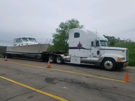 New Class 8 Truck and Trailer for sale capable of up to 50 foot